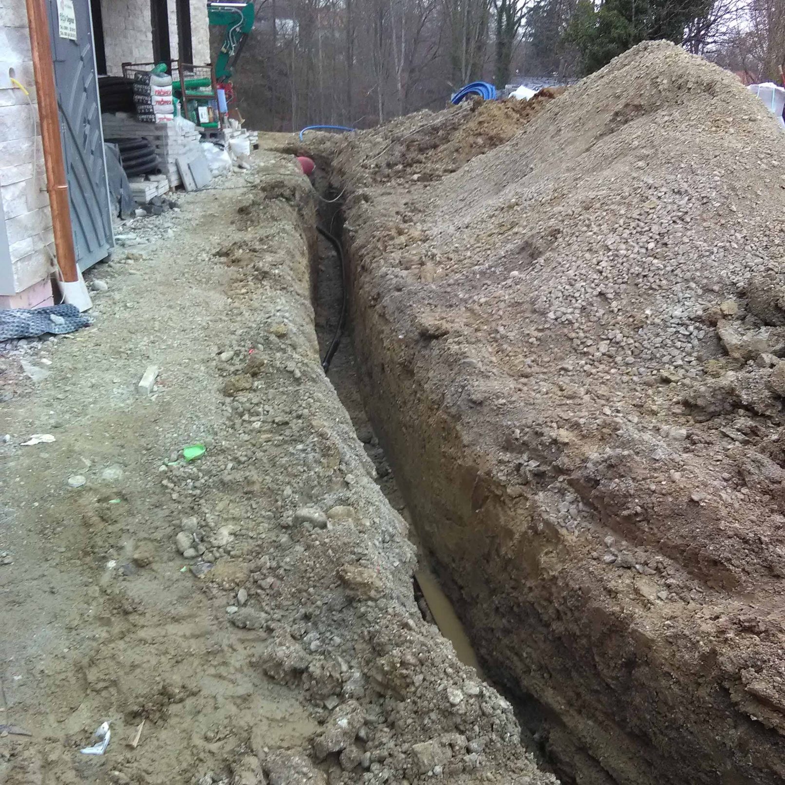 Kanalarbeiten Entwässerung