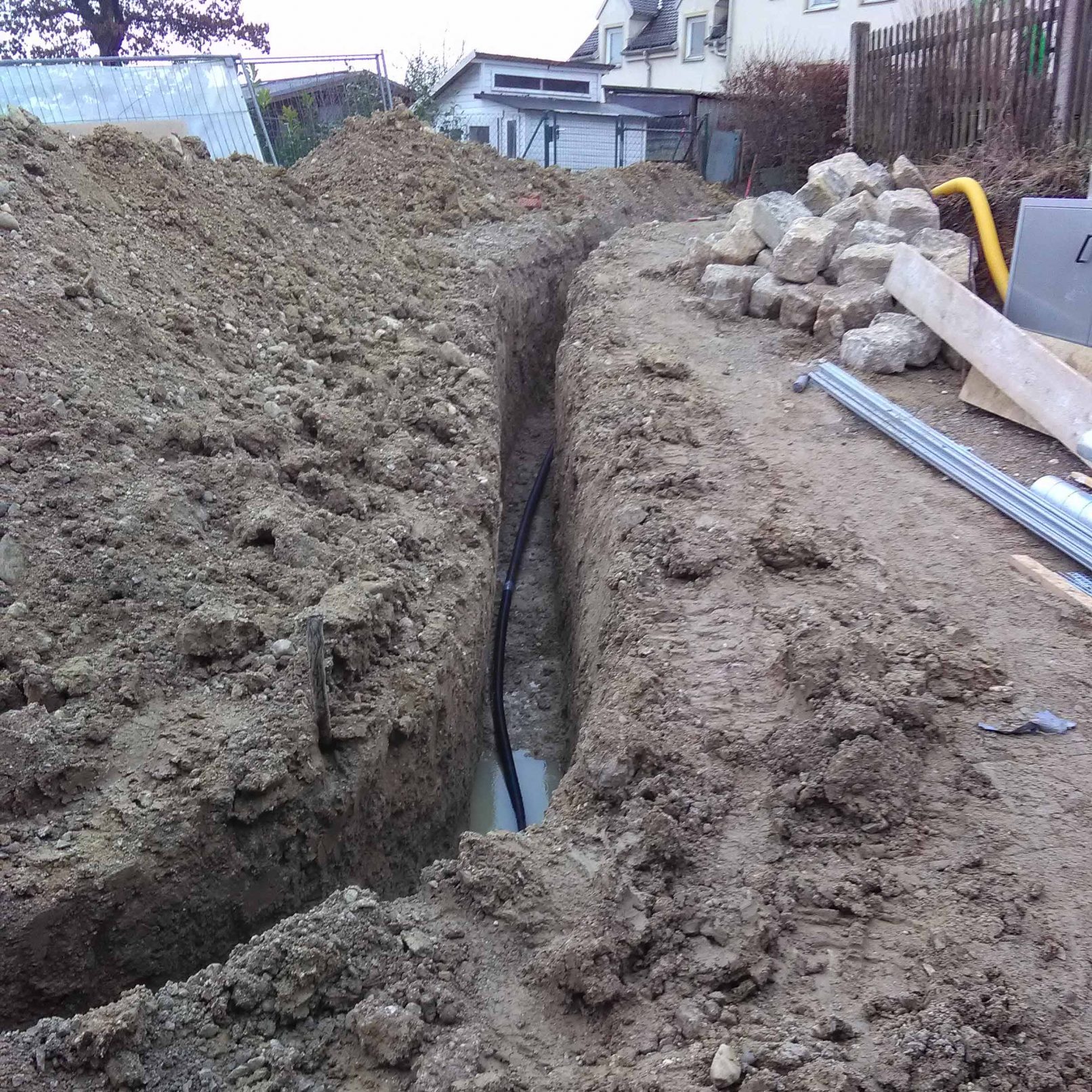 Kanalarbeiten Entwässerung