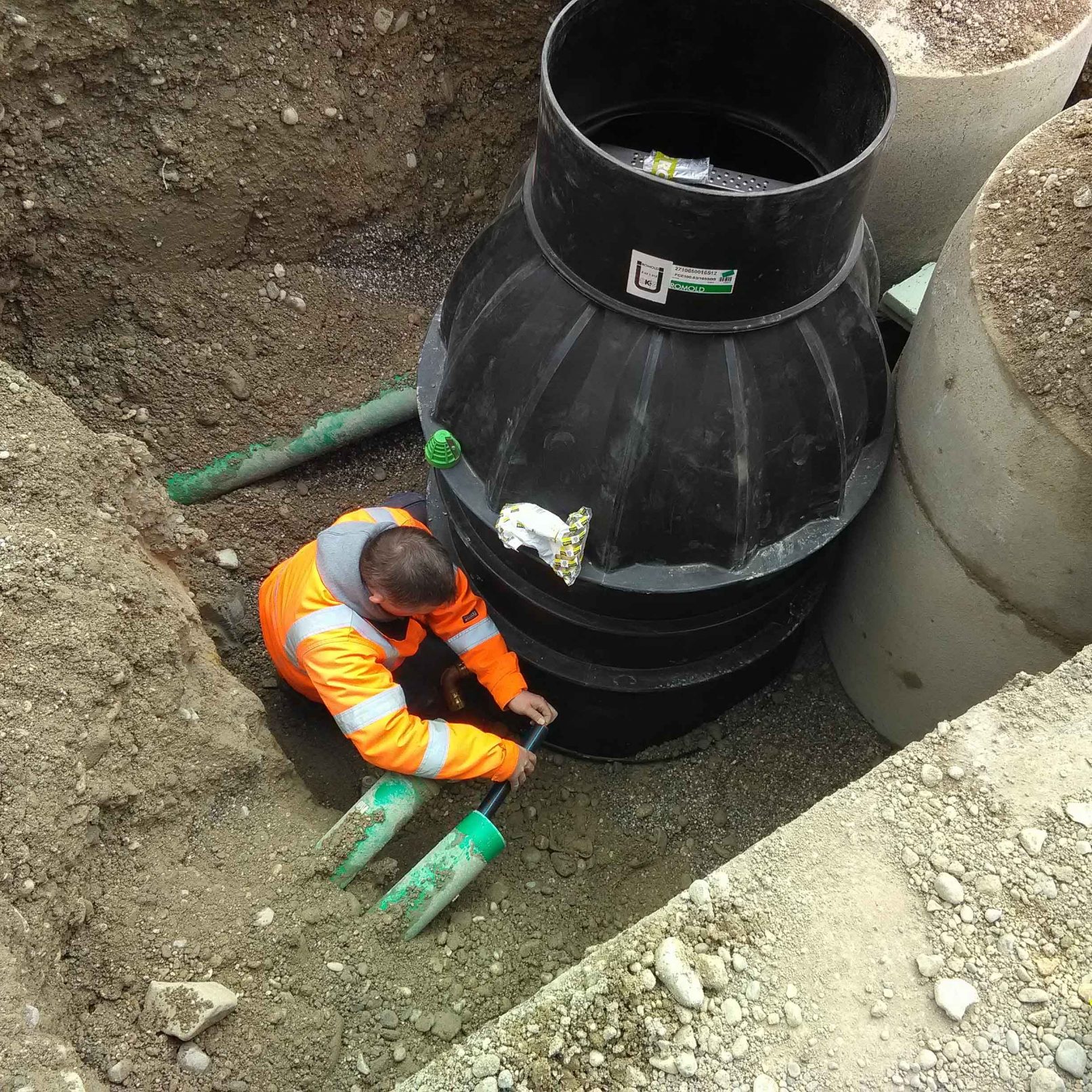 Kanalarbeiten Entwässerung